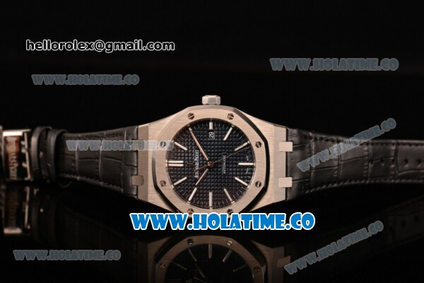 Audemars Piguet Royal Oak 39MM Miyota 9015 Automatic Steel Case with Blue Dial and Stick Markers (BP) - Click Image to Close